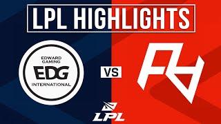 EDG vs RA Highlights ALL GAMES | LPL 2024 Summer | Edward Gaming vs Rare Atom