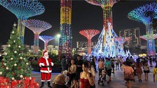 Christmas Lights 2024 in Ho Chi Minh, Vietnam | Walking 4k