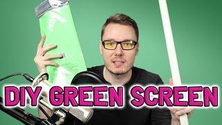 How to Make a Portable DIY Green Screen for Under $20 (PVC & Tablecloth)