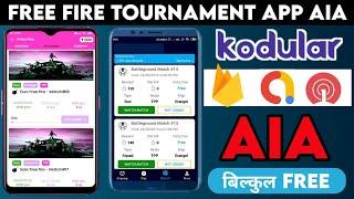 Free Fire Tournament App With Admin Panel Free Aia File | Kodular - Pubg Tournament Aia File Free