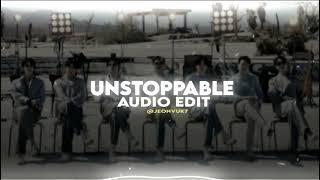 unstoppable - sia | (edit audio)