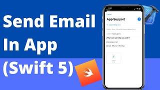 Send Email in App (Swift 5, Xcode 12, 2020) - iOS Development