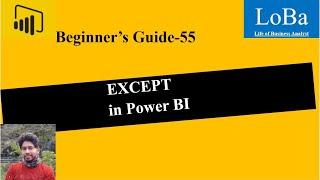 Power BI EXCEPT function | NOT IN function equivalent in PBI | except in pbi | not in pbi