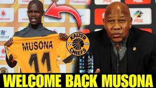 Musona Returns Kaizer Chiefs - THIS IS GOOD NEWS (BREAKING NEWS)