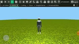 It's magic engine walking animation with Third-perspective