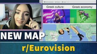 Stefania's green screen and new European map