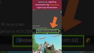 How to Speed Up Unity Lighting Generation