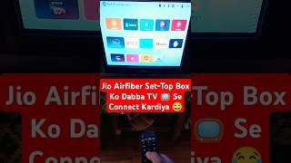 How to Connect Jio Air Fiber To Old TV |Jio settop box ko Dabba TV  Se kaise Connect Kare #jiofiber