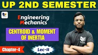 Engineering Mechanics: Chapter-4, Lec-11 | Up Polytechnic | Centroid and Moment of Inertia | #raceva