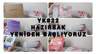 #YKS22 Hazırsak Yeniden Başlıyoruz- Kargo açalım/Eylül kampları/matt notebook/mezun kitap alışverişi