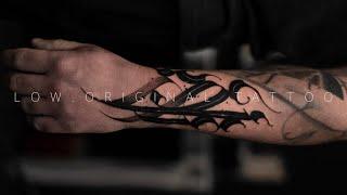 [LOW.ORIGINAL] Abstract Calligraphy tattoo work time lapse, NYC Tattoo artist