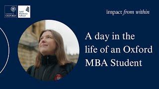 A day in the life of an Oxford MBA student