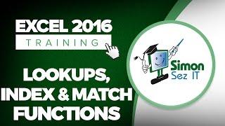 Mixing LOOKUPS, INDEX, and MATCH in Microsoft Excel 2016