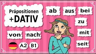 Präpositionen mit Dativ A2 / B1 (un)bestimmter Artikel, Personal-, Possessiv-, Demonstrativpronomen