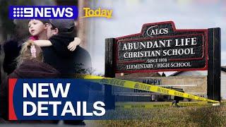 New details in deadly US school shooting | 9 News Australia