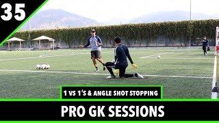 1 vs 1's & Angle Shot Stopping | Goalkeeper Training | Pro Gk Sessions