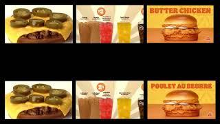 6 Burger King Canada ads AT THE SAME TIME