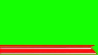 FREE HD Green Screen ANIMATED RED LOWER THIRDS