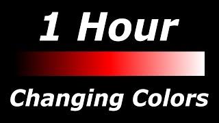 Relaxing 3 Color Changing: Black-Red-White Screen Led Lights [1 Hour]