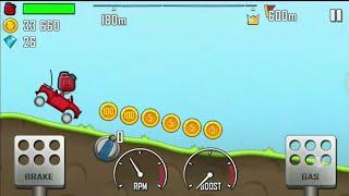 Hill climb racing in grass land