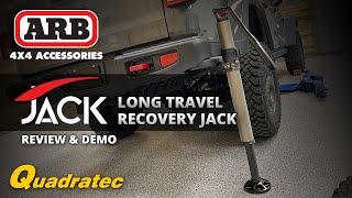 ARB JACK Off Road Long Travel Hydraulic Recovery Jack Review & Operation Demo for Jeep Vehicles