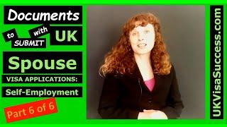 UK spouse visa document checklist 2021 for self-employed (2021)