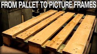 DIY Pallet Wood Picture Frame