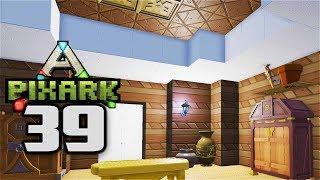 BEAUTIFUL FOYER BUILD & INTERIOR DESIGN - Let's Play PixARK Gameplay Part 39 (PixARK Pooping Evolved