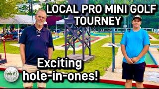 ROAD TRIP - Local PRO Mini Golf ️ Tourney! Phenom Chase joins us at Asheboro! #minigolf