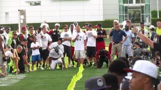 Nike The Opening 2014 Fastest Man Mark Fields 4.34 Vs Jordan Scarlett 4.38