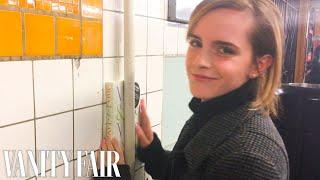 Emma Watson Hides Books Around the New York City Subway | Vanity Fair