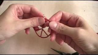 Beaded Peace Sign Pendant Tutorial