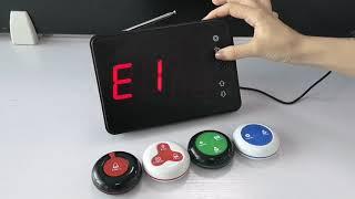 waiter call system K-1000C display  +table buzzer Ycall / KOQI