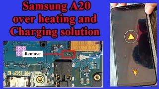 Samsung A20/A30 overheating device power off automatically/charging solution