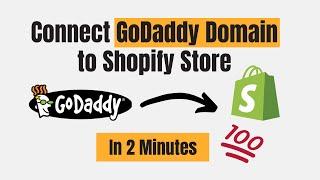 Set Up Your Godaddy Domain With Shopify Store In Just 2 Minutes! | Dot Mentor