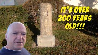 200 year old Louis XV era royal milestone at Villepinte near Paris