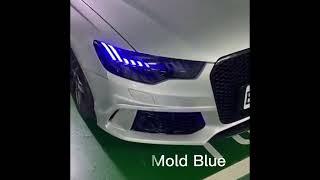 Upgrade to A7 style start up animation full LED DRL headlight for audi A6 C7 2012-2015 assembly