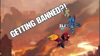 Making People Rage Quit & Getting Banned In BRAWLHALLA HELLBOY CROSSOVER