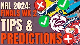 NRL 2024 Finals Week 2: Tips & Predictions @blindsidenrl