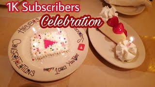 1K Subscribers Celebration || Celebrating 1000 Subscribers