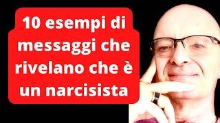 10 esempi di messaggi che rivelano che è un narcisista