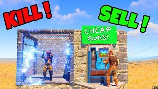 I Trapped Players In My Shop Then Sold Their GEAR For Cheap ! RUST