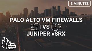 Palo Alto VS Juniper Networks VM Firewall - Max TCP Throughput Test