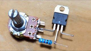 How to Make Adjustable Voltage Regulator / Voltage Converter