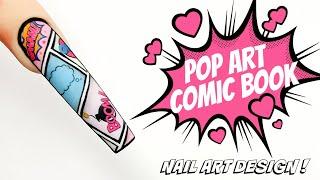 Pop Art Comic Book | Feature Nail Art Tutorial