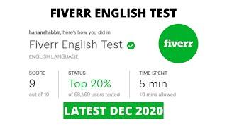 Fiverr English Test Questions and Answers 2020 | Tips and Tricks to Pass Any Fiverr Skill Tests