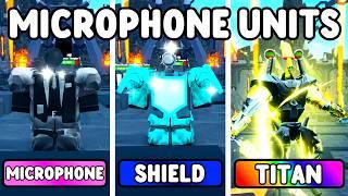 EVERY MICROPHONE UNIT VS ENDLESS MODE (Toilet Tower Defense)