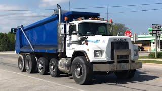 Last spring truck spotting featuring an old Mack!