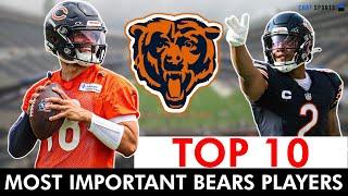 Top 10 MOST IMPORTANT Chicago Bears Players For 2024 NFL Season