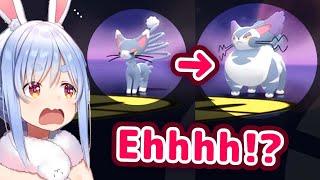 Pekora's Reaction To Glameow Evolving Into Purugly Is Priceless 【ENG Sub/Hololive】